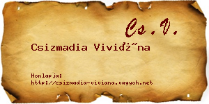 Csizmadia Viviána névjegykártya